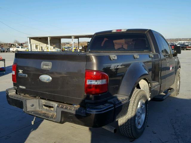 1FTRF02256KA90442 - 2006 FORD F150 GRAY photo 4