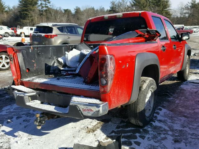 1GCDT138858214081 - 2005 CHEVROLET COLORADO RED photo 4