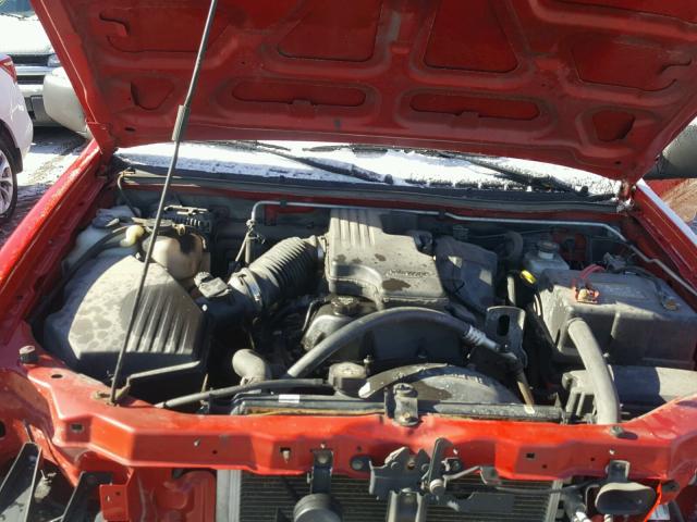 1GCDT138858214081 - 2005 CHEVROLET COLORADO RED photo 7