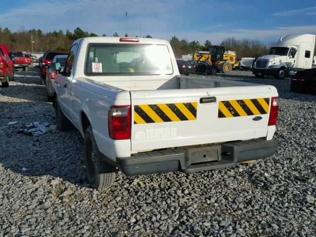 1FTYR10D64PA45474 - 2004 FORD RANGER WHITE photo 3