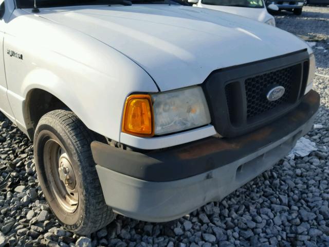 1FTYR10D64PA45474 - 2004 FORD RANGER WHITE photo 9