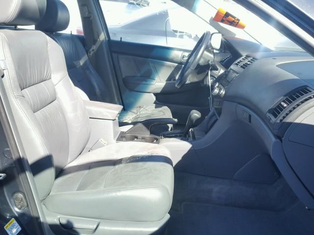 1HGCM56874A090101 - 2004 HONDA ACCORD EX GRAY photo 5