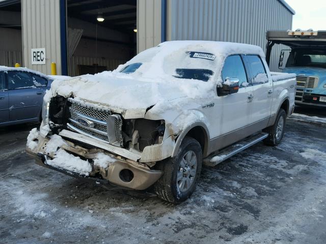 1FTFW1EFXBKD16301 - 2011 FORD F150 SUPER WHITE photo 2