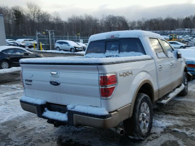 1FTFW1EFXBKD16301 - 2011 FORD F150 SUPER WHITE photo 4