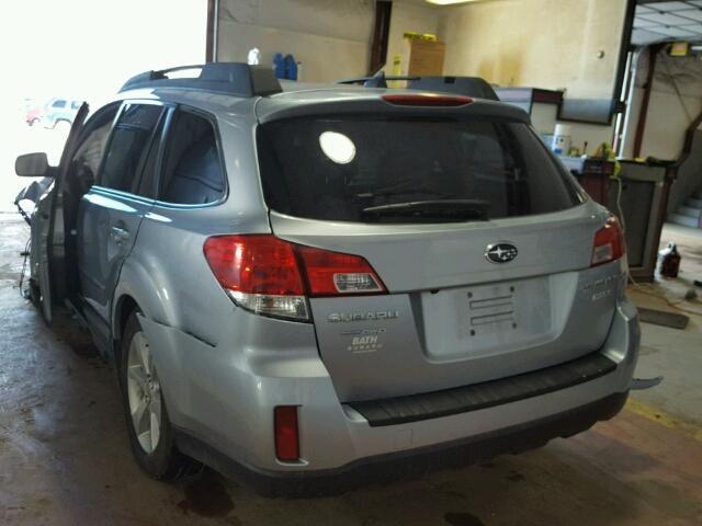 4S4BRBLC6E3214427 - 2014 SUBARU OUTBACK 2. SILVER photo 3