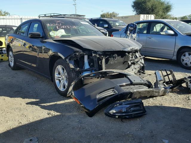 2C3CDXBG9HH508032 - 2017 DODGE CHARGER SE BLACK photo 1