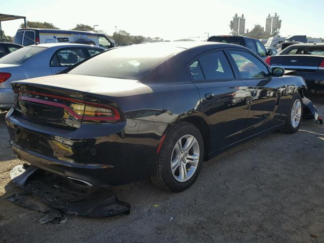 2C3CDXBG9HH508032 - 2017 DODGE CHARGER SE BLACK photo 4