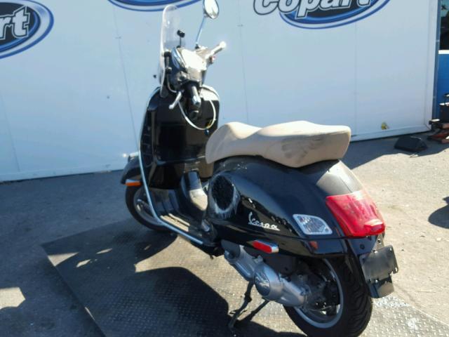 ZAPM459L895008314 - 2009 VESPA GTS 250 BLACK photo 3