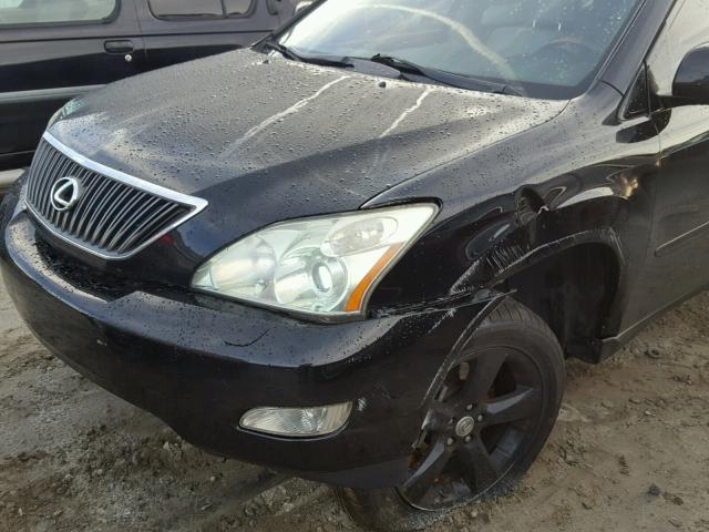 JTJHA31UX40068473 - 2004 LEXUS RX 330 BLACK photo 9