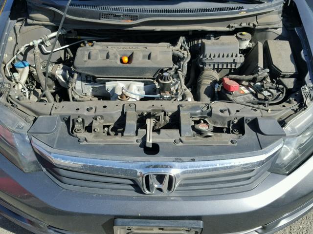 2HGFB2F85CH504641 - 2012 HONDA CIVIC EX CHARCOAL photo 7