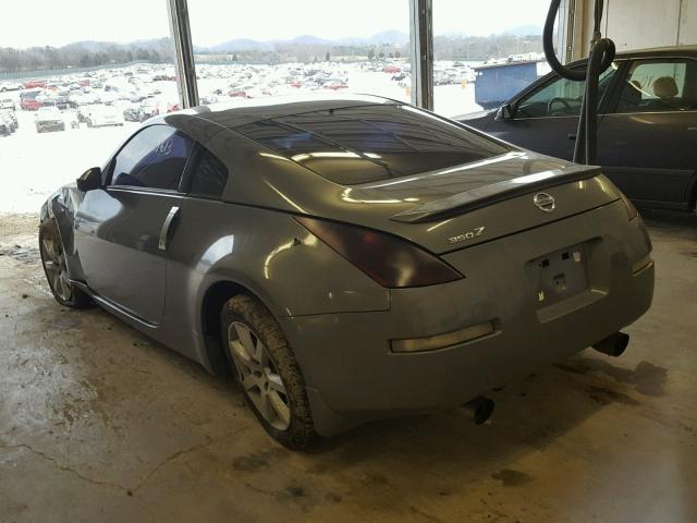 JN1AZ34D85M606027 - 2005 NISSAN 350Z COUPE GRAY photo 3