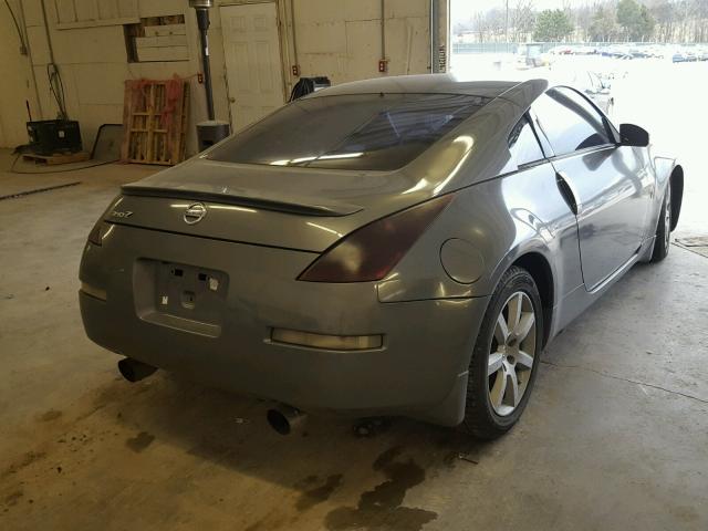 JN1AZ34D85M606027 - 2005 NISSAN 350Z COUPE GRAY photo 4