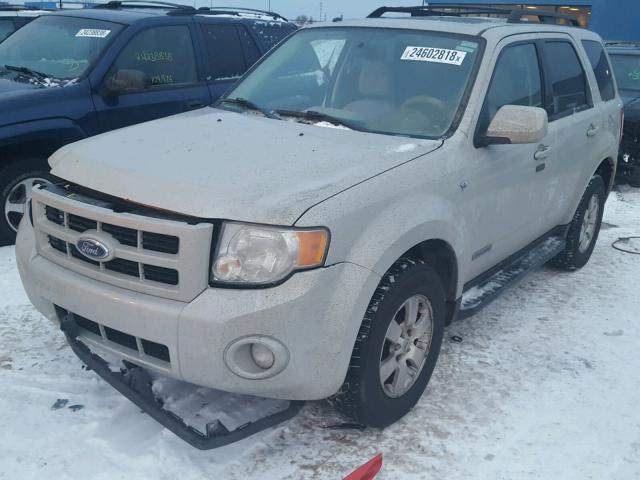 1FMCU94198KA84162 - 2008 FORD ESCAPE LIM SILVER photo 2