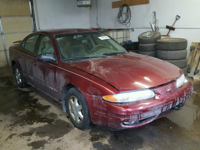 1G3NL52F53C182440 - 2003 OLDSMOBILE ALERO GL BURGUNDY photo 1