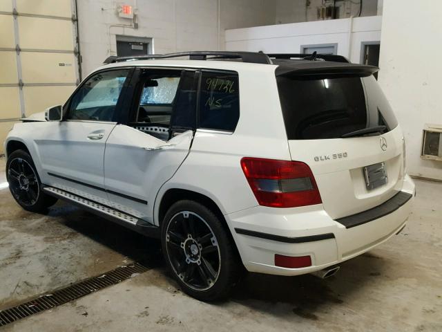 WDCGG8HB5AF307946 - 2010 MERCEDES-BENZ GLK 350 4M WHITE photo 3