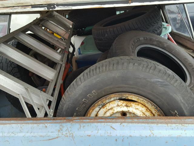 1FTEF15G4DPA68797 - 1983 FORD F150 BLUE photo 6