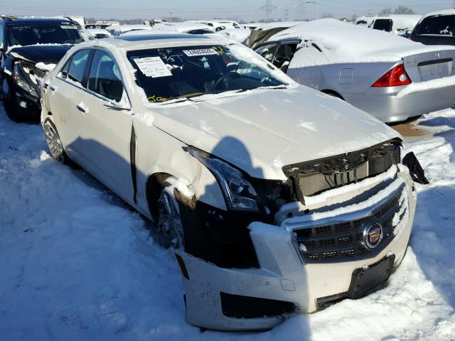 1G6AH5RX8E0190229 - 2014 CADILLAC ATS LUXURY WHITE photo 1