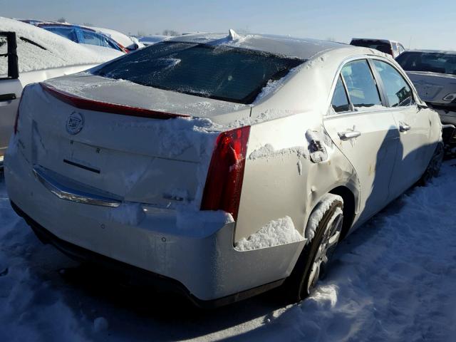 1G6AH5RX8E0190229 - 2014 CADILLAC ATS LUXURY WHITE photo 4