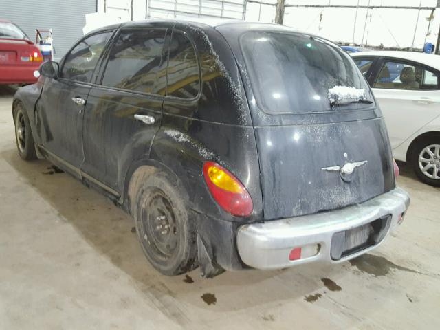 3C4FY4BB81T612153 - 2001 CHRYSLER PT CRUISER BLACK photo 3