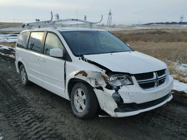 2C4RDGCG3DR536952 - 2013 DODGE GRAND CARA WHITE photo 1