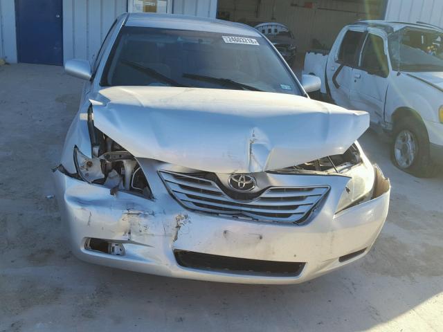 4T1BE46K48U253770 - 2008 TOYOTA CAMRY CE SILVER photo 9