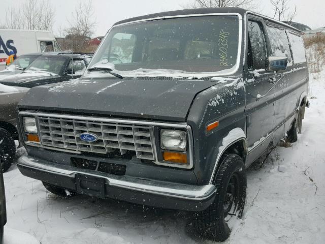 1FMEE11N2HHB28630 - 1987 FORD ECONOLINE GRAY photo 2