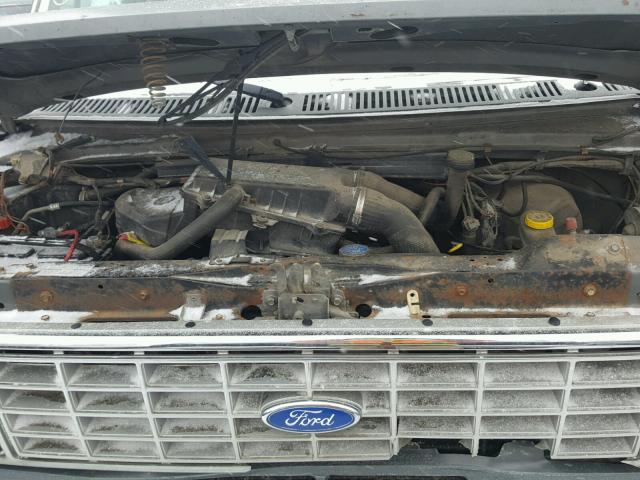 1FMEE11N2HHB28630 - 1987 FORD ECONOLINE GRAY photo 7