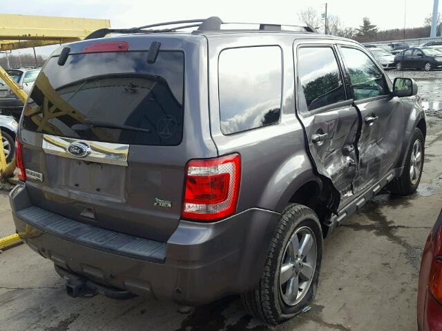 1FMCU0EG0BKC16540 - 2011 FORD ESCAPE LIM GRAY photo 4