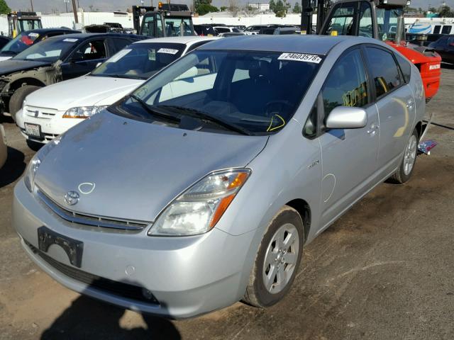 JTDKB20U383313376 - 2008 TOYOTA PRIUS SILVER photo 2