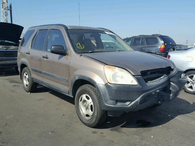 JHLRD68413C004442 - 2003 HONDA CR-V LX BROWN photo 1