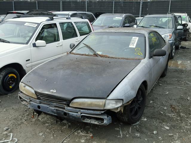 JN1AS44D1SW006072 - 1995 NISSAN 240SX BASE GRAY photo 2