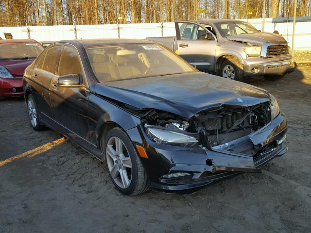 WDDGF5EB6BR184322 - 2011 MERCEDES-BENZ C 300 BLACK photo 1