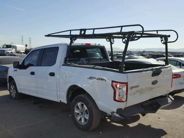 1FTEW1CF4GKD78315 - 2016 FORD F150 SUPER WHITE photo 3