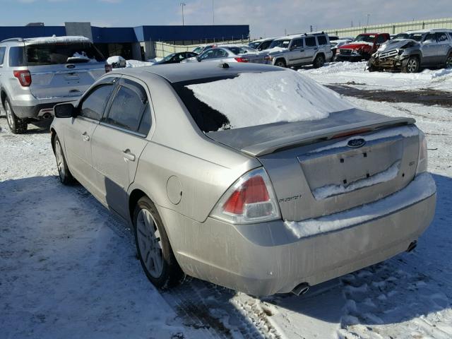 3FAHP02147R195282 - 2007 FORD FUSION SEL SILVER photo 3