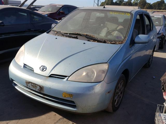 JT2BK18U930081948 - 2003 TOYOTA PRIUS BLUE photo 2