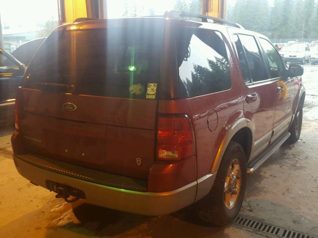 1FMDU74W32ZC90581 - 2002 FORD EXPLORER E RED photo 4