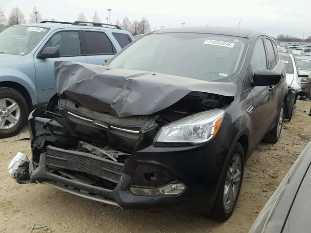 1FMCU9GX0DUA20803 - 2013 FORD ESCAPE SE BLACK photo 2