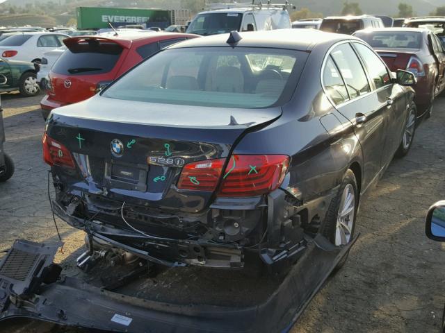 WBA5A5C51ED507770 - 2014 BMW 528 I BLUE photo 4