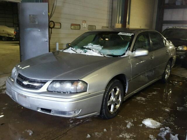 2G1WH55K559336128 - 2005 CHEVROLET IMPALA LS SILVER photo 2