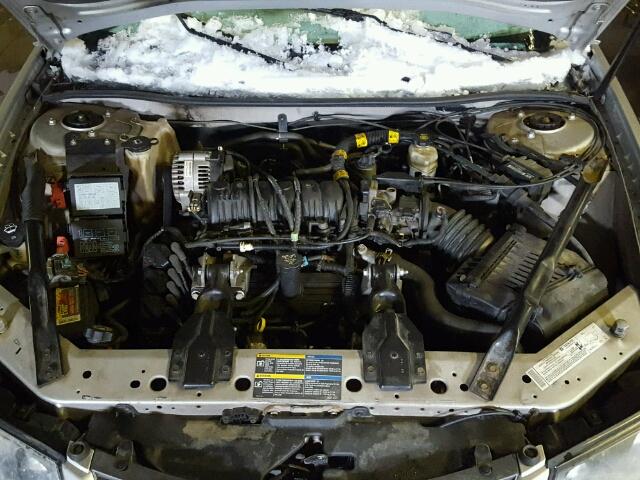 2G1WH55K559336128 - 2005 CHEVROLET IMPALA LS SILVER photo 7