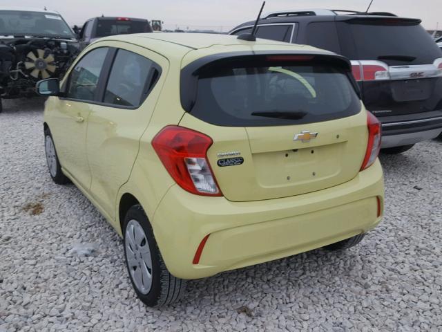 KL8CB6SA7HC809952 - 2017 CHEVROLET SPARK LS YELLOW photo 3