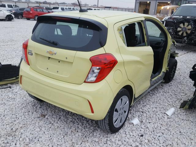 KL8CB6SA7HC809952 - 2017 CHEVROLET SPARK LS YELLOW photo 4