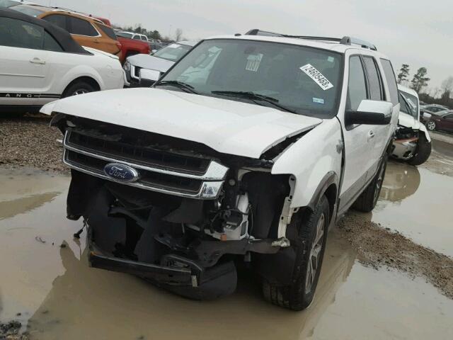 1FMJU1HT4FEF30332 - 2015 FORD EXPEDITION WHITE photo 2