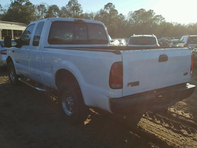 1FTNX20P63EB86130 - 2003 FORD F250 SUPER WHITE photo 3