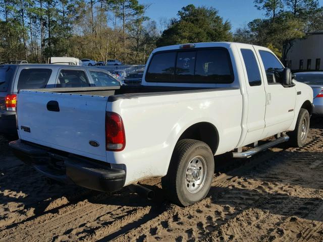 1FTNX20P63EB86130 - 2003 FORD F250 SUPER WHITE photo 4