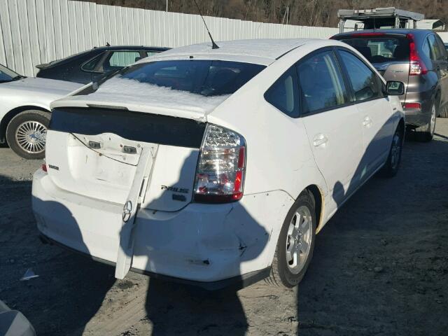 JTDKB20U473250562 - 2007 TOYOTA PRIUS WHITE photo 4