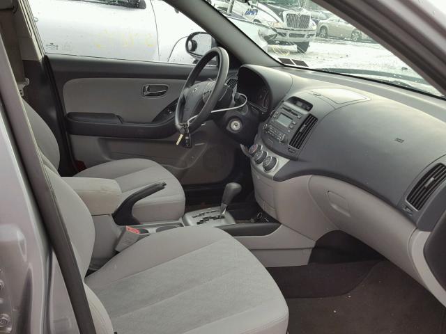 KMHDU4AD7AU182848 - 2010 HYUNDAI ELANTRA BL GRAY photo 5