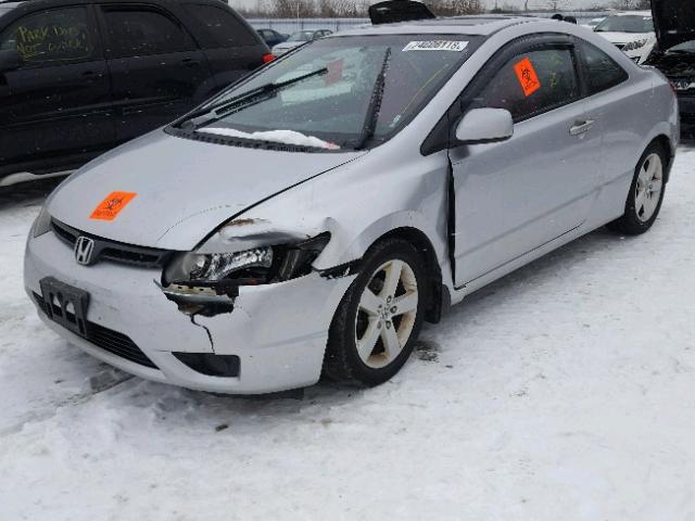 2HGFG12866H008401 - 2006 HONDA CIVIC EX ვერცხლისფერი ფოტო 2
