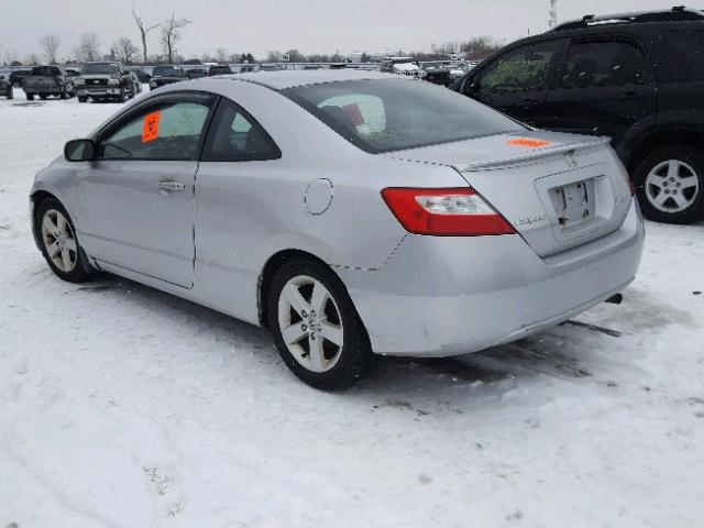 2HGFG12866H008401 - 2006 HONDA CIVIC EX SILVER photo 3