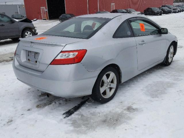 2HGFG12866H008401 - 2006 HONDA CIVIC EX ვერცხლისფერი ფოტო 4